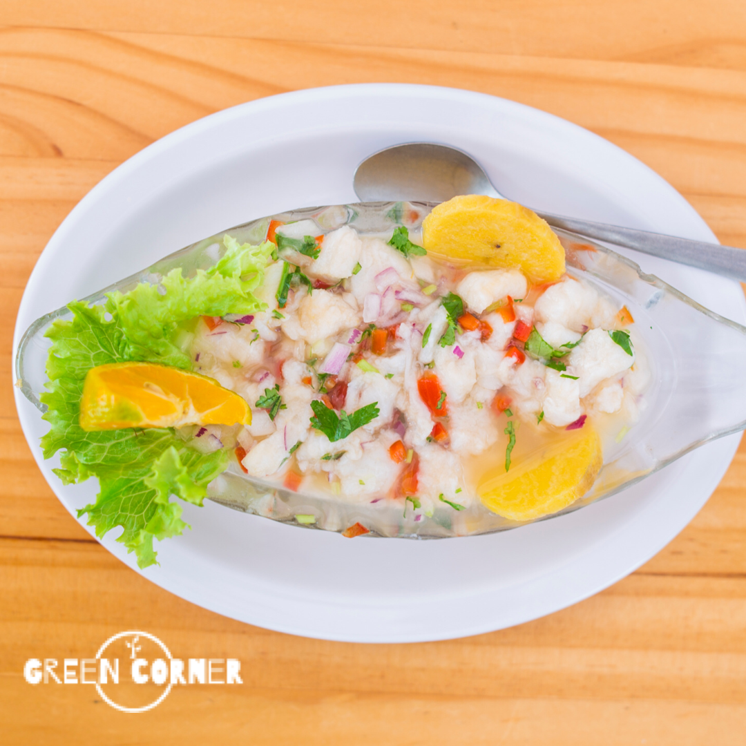 Ceviche mixto Green Corner