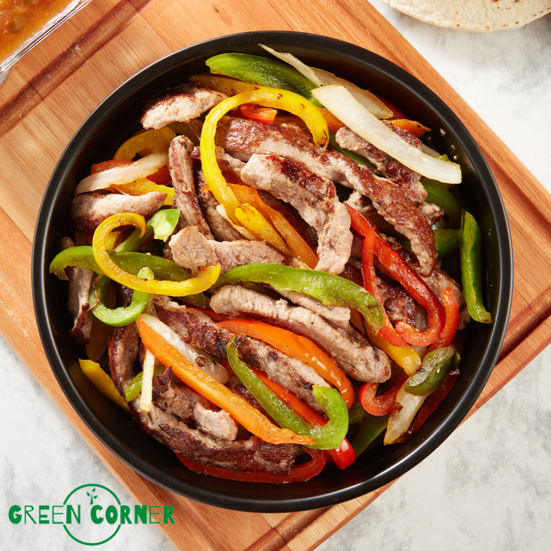 Fajitas de Res con Ablandor de carne Green Corner